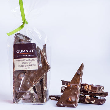 GUMNUT CHOCOLATE - Milk Chocolate Hazelnut Bark